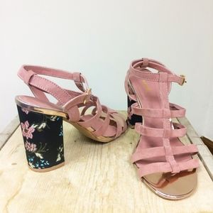 CLEARANCE❗️| Boho Embroidered Block Heel Sandal